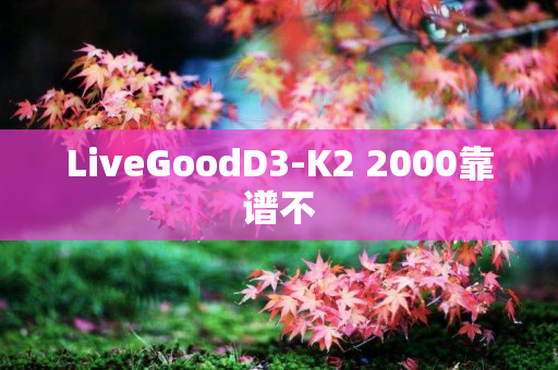 LiveGoodD3-K2 2000靠谱不